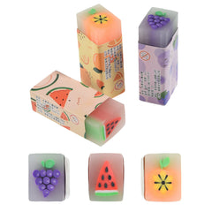 MGTECH fruit erasers watermelon set adds vibrant color to pencils for classroom fun.