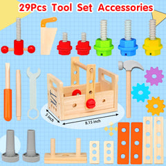 Mgtfbg Montessori-style tools with safe rounded edges inviting exploration and role play