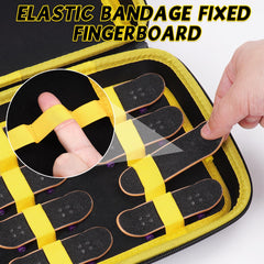 MGZNMTY teck deck case with carabiner enables easy clipping to bags.