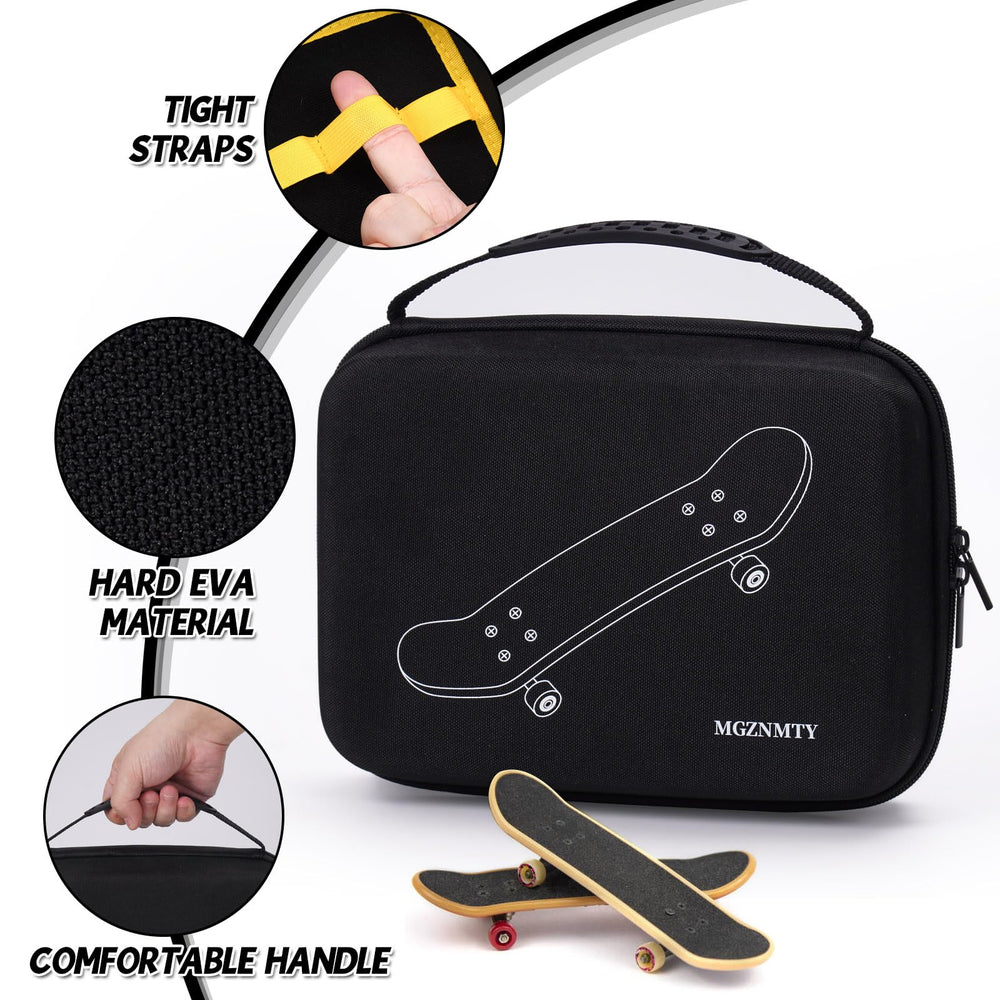 MGZNMTY teck deck case pocket-size design fits backpacks and pockets.