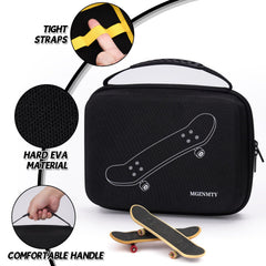 MGZNMTY teck deck case pocket-size design fits backpacks and pockets.