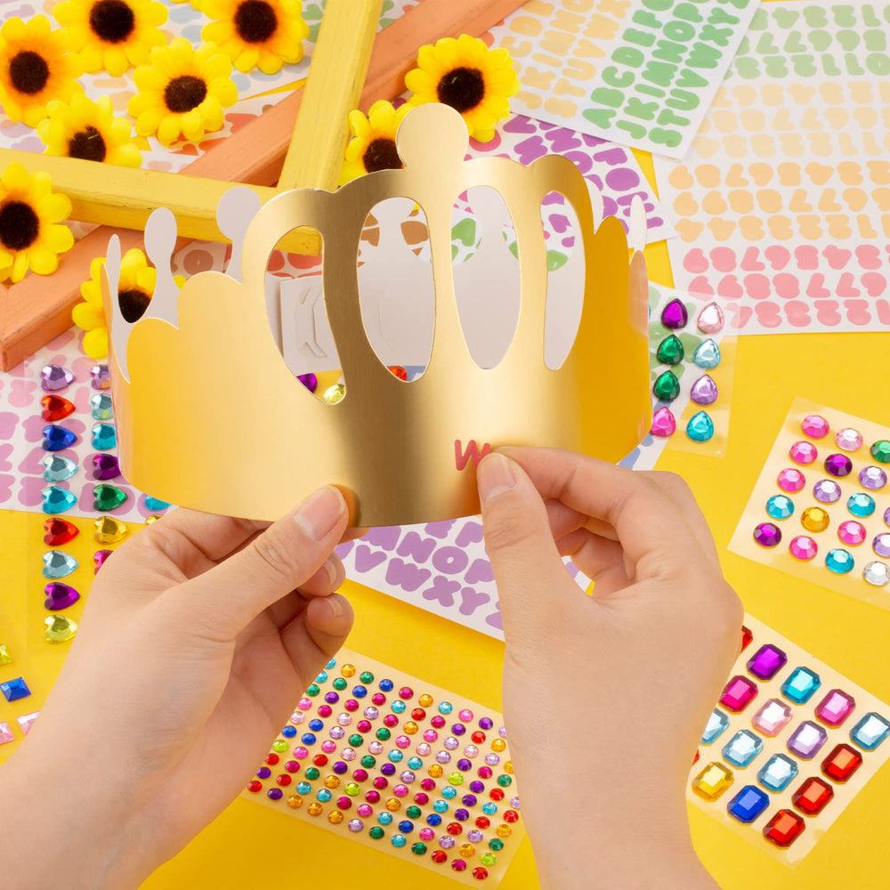 MGZTTHW crown kit with five styles for personalized party crowns