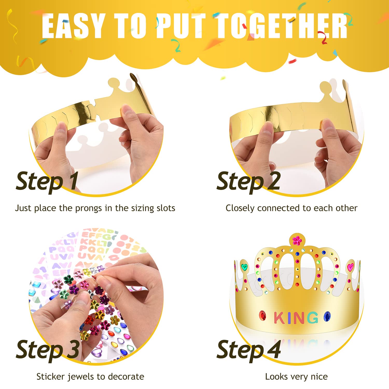 MGZTTHW crowns featured in baby showers, weddings, and festive gatherings.