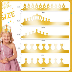 MGZTTHW crowns designed for kids’ party activities and classroom use.