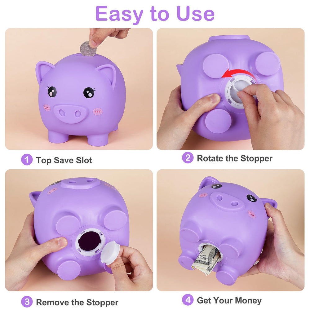 MHJY Cute starter piggy bank design inspires early saving habits.