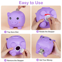 MHJY Cute starter piggy bank design inspires early saving habits.