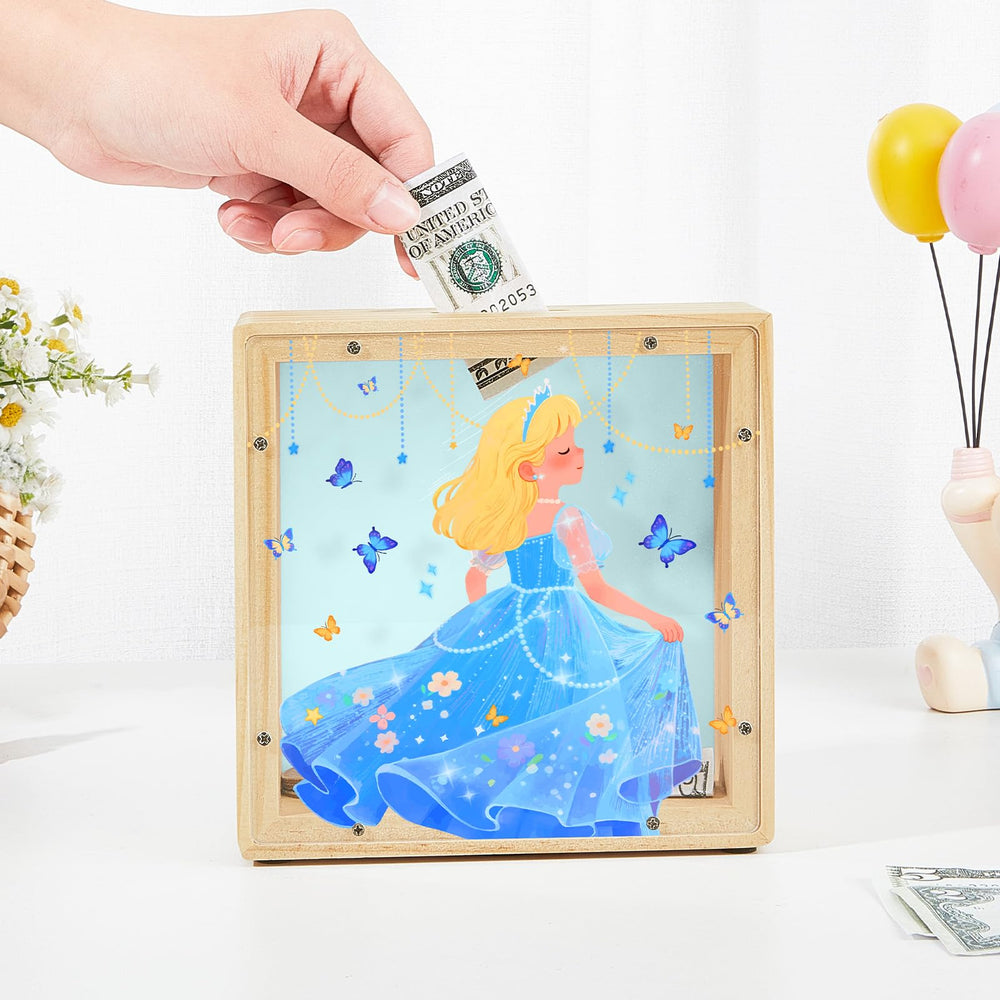 MHJY piggy bank room-decor-dinosaur adds colorful shelf appeal