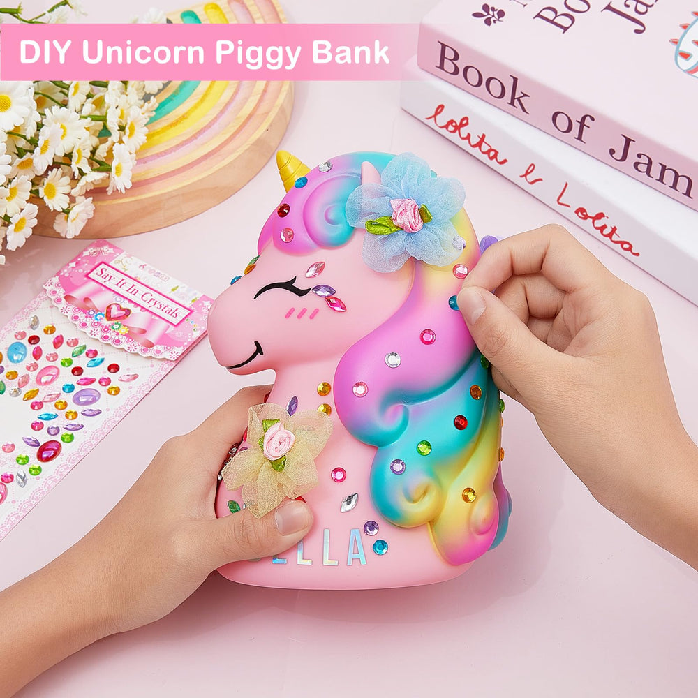 Durable vinyl MHJY piggy bank designed to withstand daily use