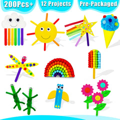 MHMYDIS First Craft Kit all-in-one set with simple templates for quick starts.