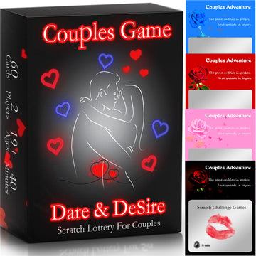 MHYHLQ scratch-off couples game cover with vibrant packaging for date night inspiration