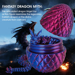 Miai Home dragon egg 12-inch size fits desks easily.