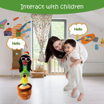 MIAODAM cactus toy makes a fun gift for kids and parties