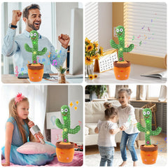 MIAODAM Dancing Cactus Toy stands firmly on flat surfaces