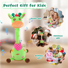 MIAODAM giraffe toy colorful lights create a magical ambience during play.
