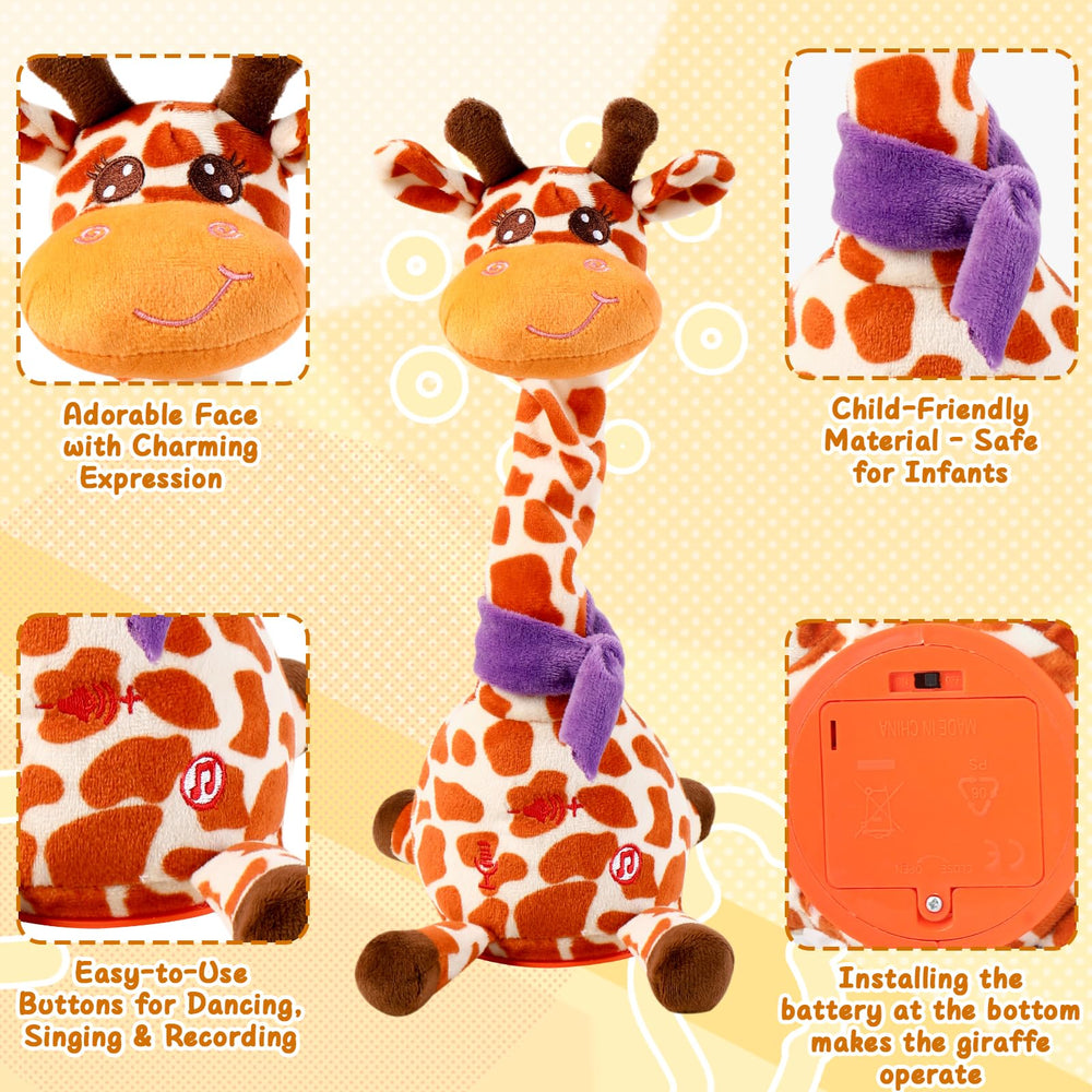 MIAODAM Dancing Giraffe toy performing lively dance motions