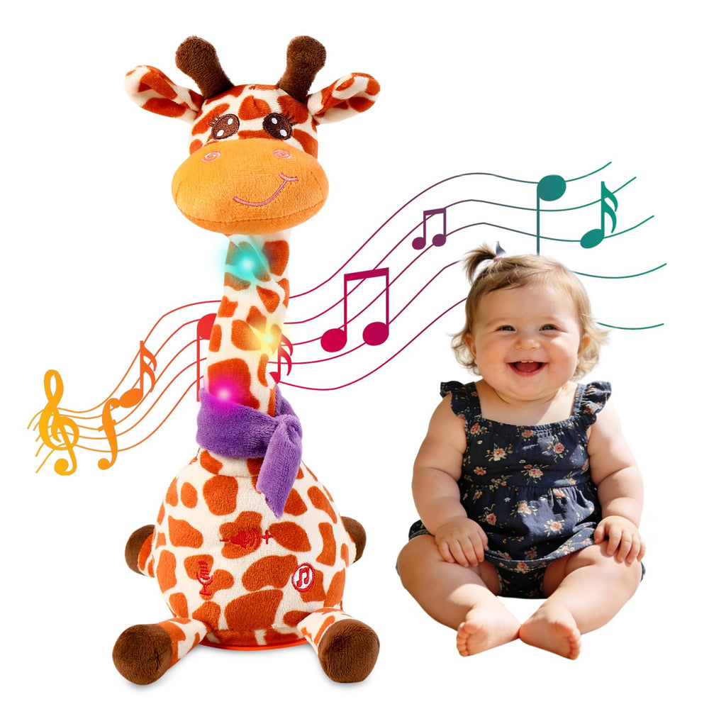 MIAODAM Dancing Giraffe toy singing ten tunes for joyful play