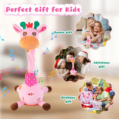 Travel-friendly MIAODAM Dancing Giraffe Toy for home and trips.