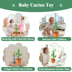 MIAODAM Gift-ready cactus toy, ideal for birthdays and holidays.