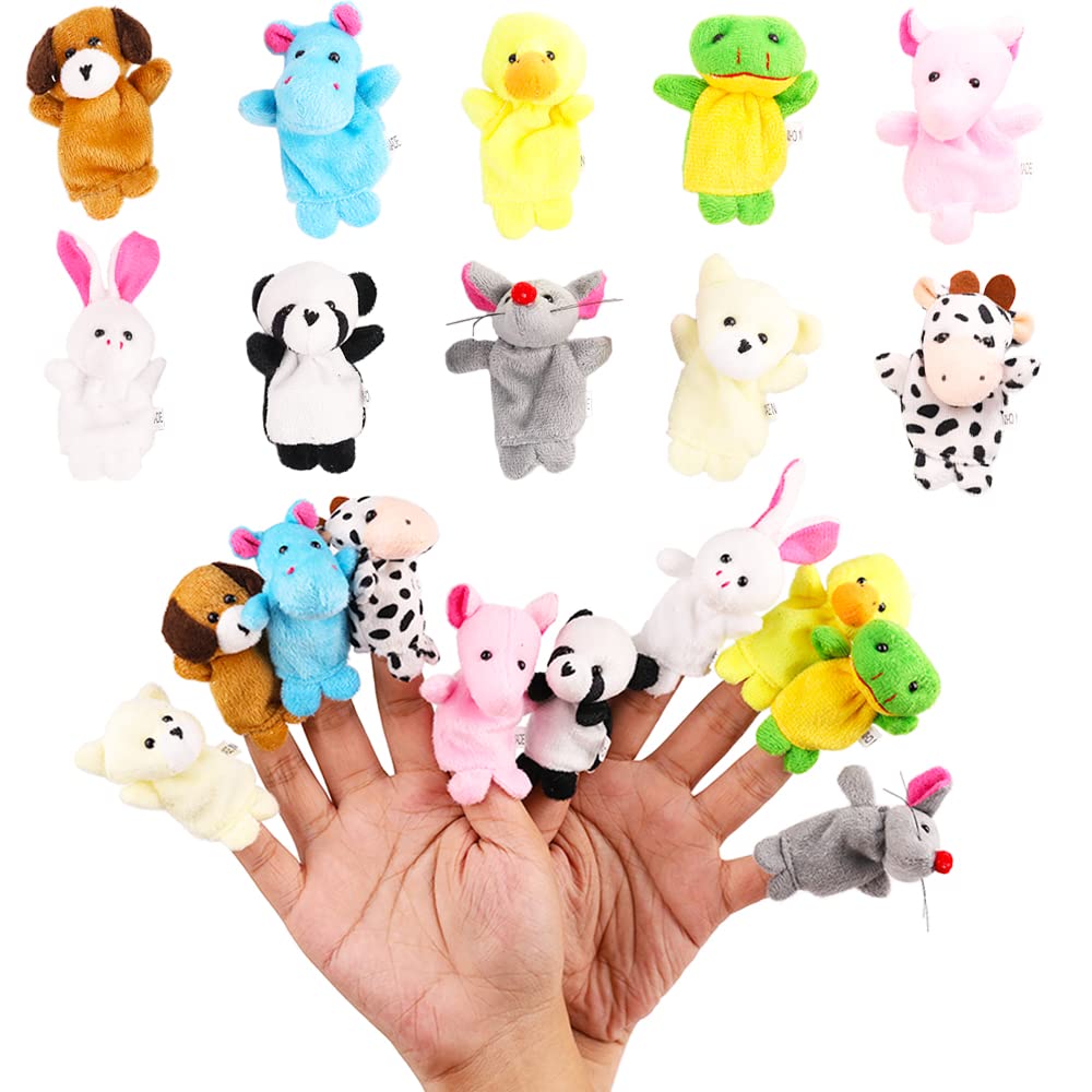 Miaopen 10Pcs finger puppets set for imaginative play and storytelling