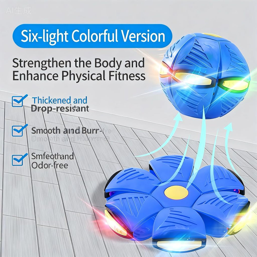 MIAUHSNU dynamic light show ball highlights nighttime fun and visibility.
