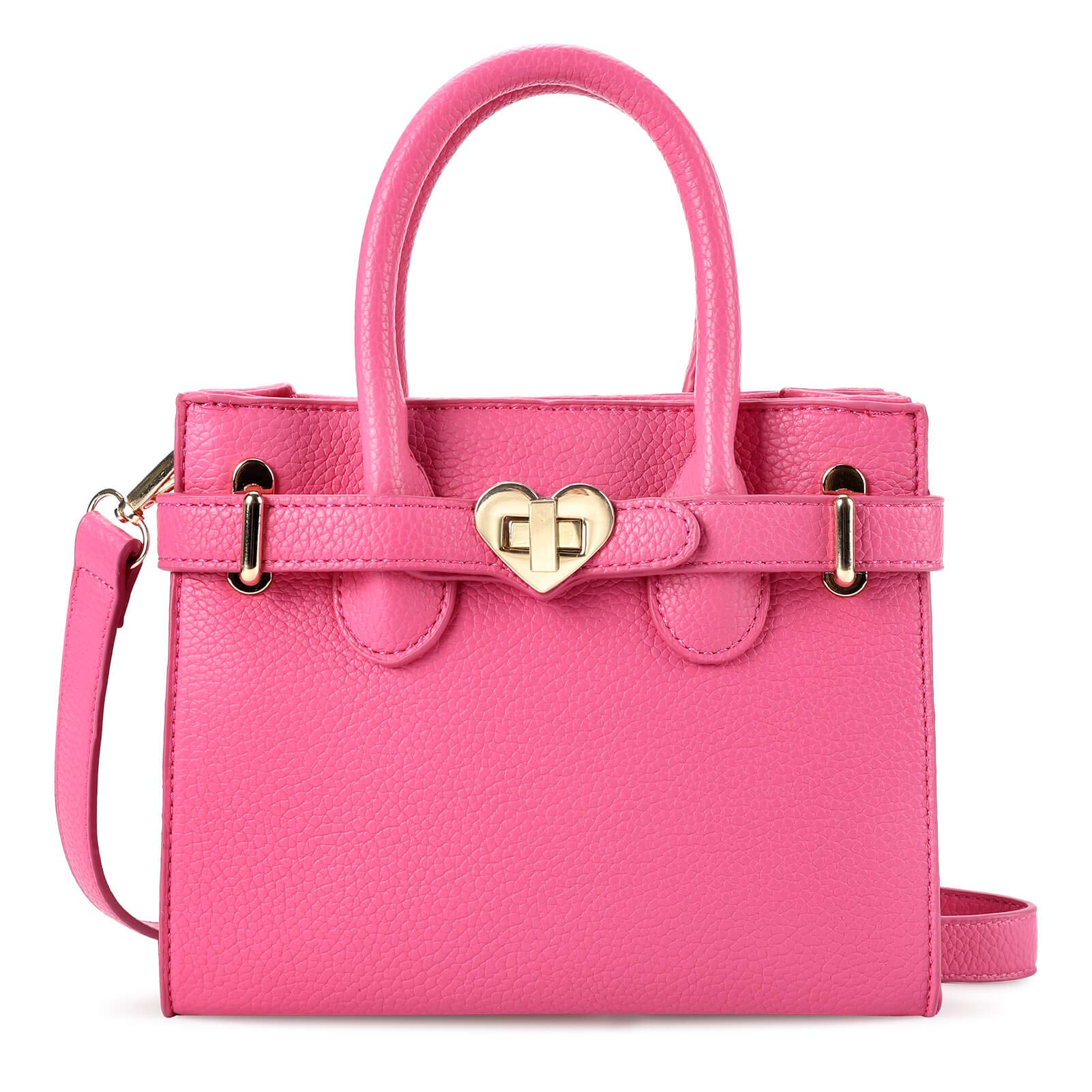 Mibasies kids purse hot pink front view for little fashionistas on the go.