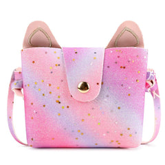 Mibasies rainbow glitter material adds sparkle for special occasions.