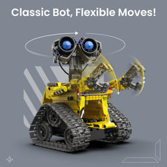 Mibido STEM adjustable joints image emphasizing poseable, dynamic robot figures