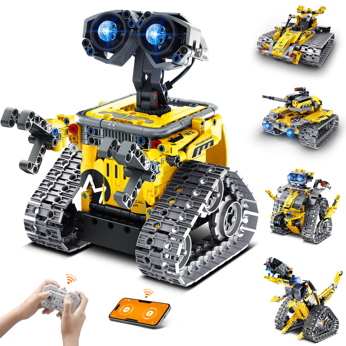 Mibido STEM robot build image shows hands-on construction for learning
