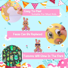Mibor Easter stickers lamb designs for scrapbooking and gift wrapping.