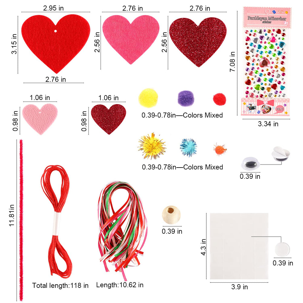 Mibor pom poms variety, enhances texture and color in art.
