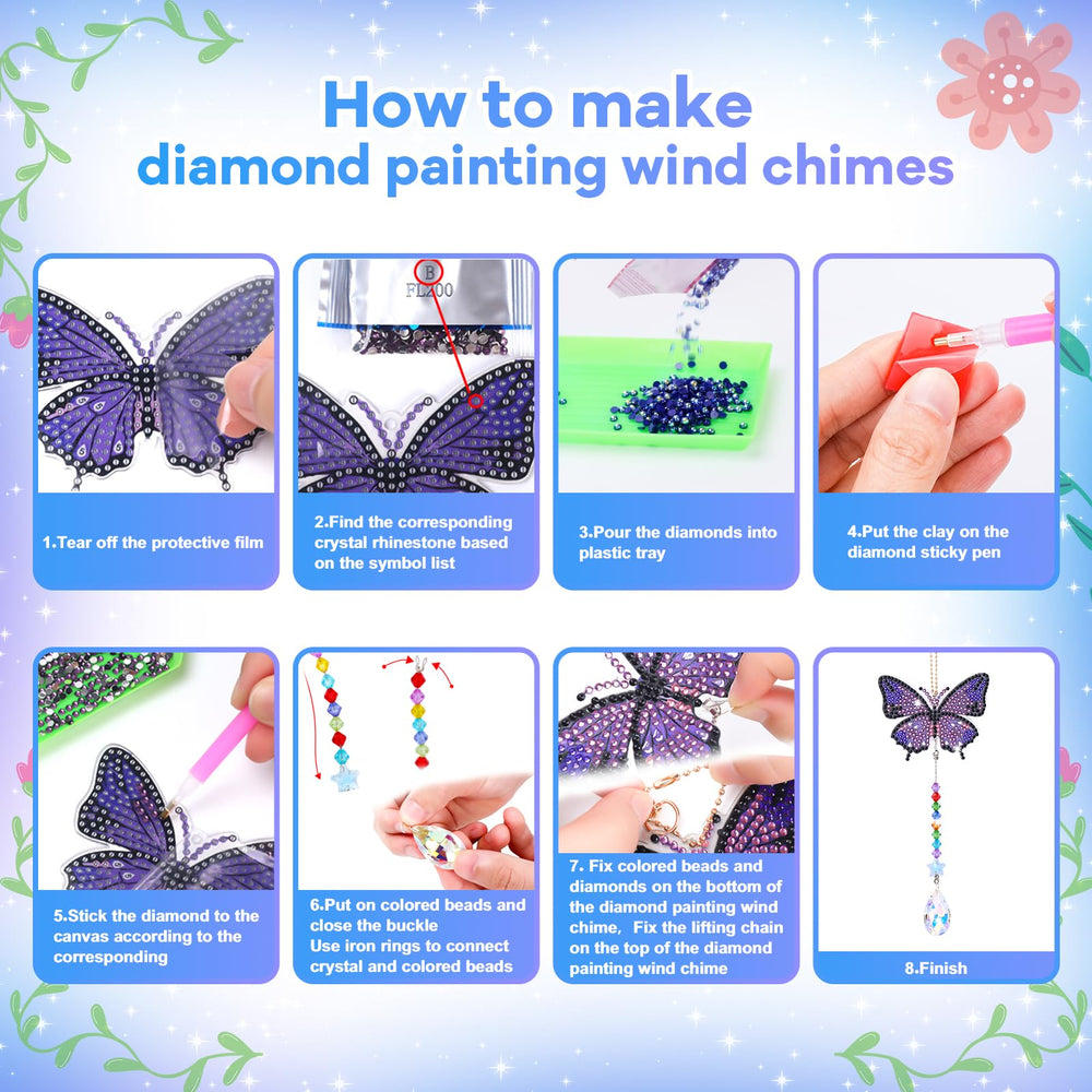 Micaracy Diamond Art Kit uses dual-sided acrylic panels for vivid reflections