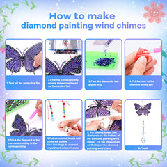 Micaracy Diamond Art Kit uses dual-sided acrylic panels for vivid reflections