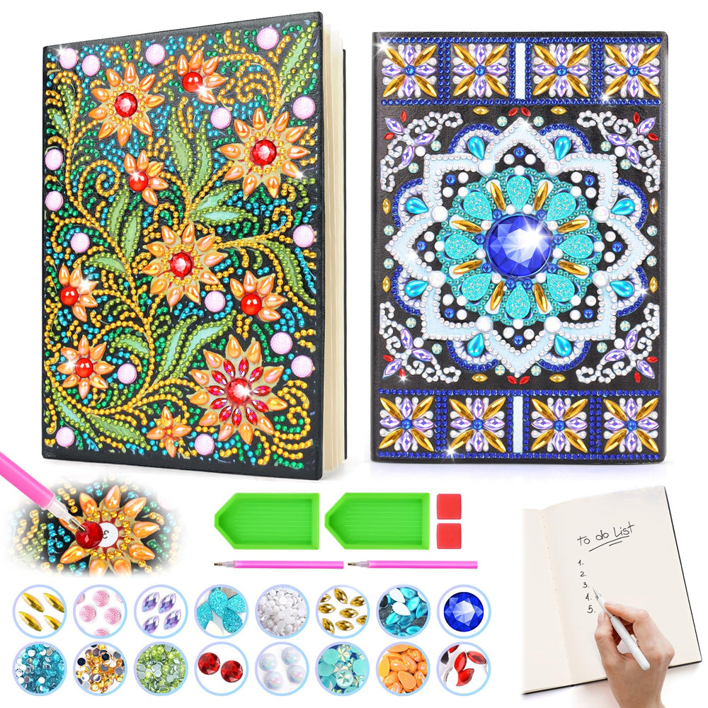 Micaracy diamond art kit for girls in gift box, ideal for birthdays and creative play