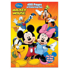 Mickey Mouse characters coloring illustrations for imaginative coloring