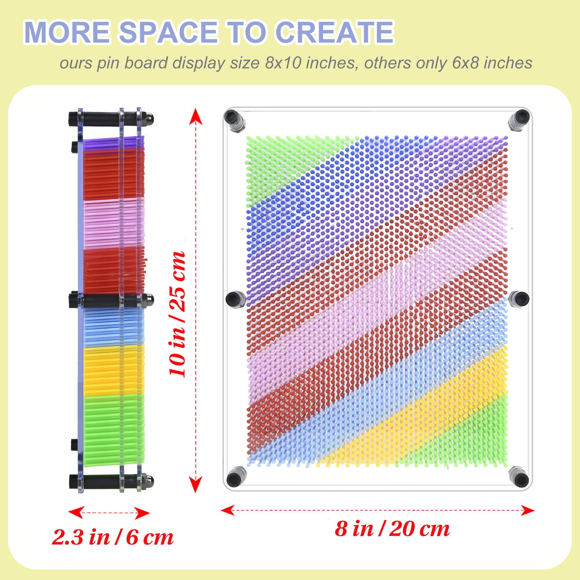 MICKYU 8x10 inch surface enables bigger designs for family fun