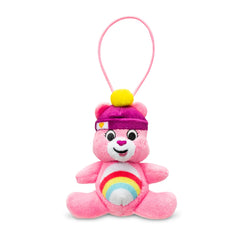 Micro Teenies Good Luck Bear mini wearing Santa hat for holiday cheer.
