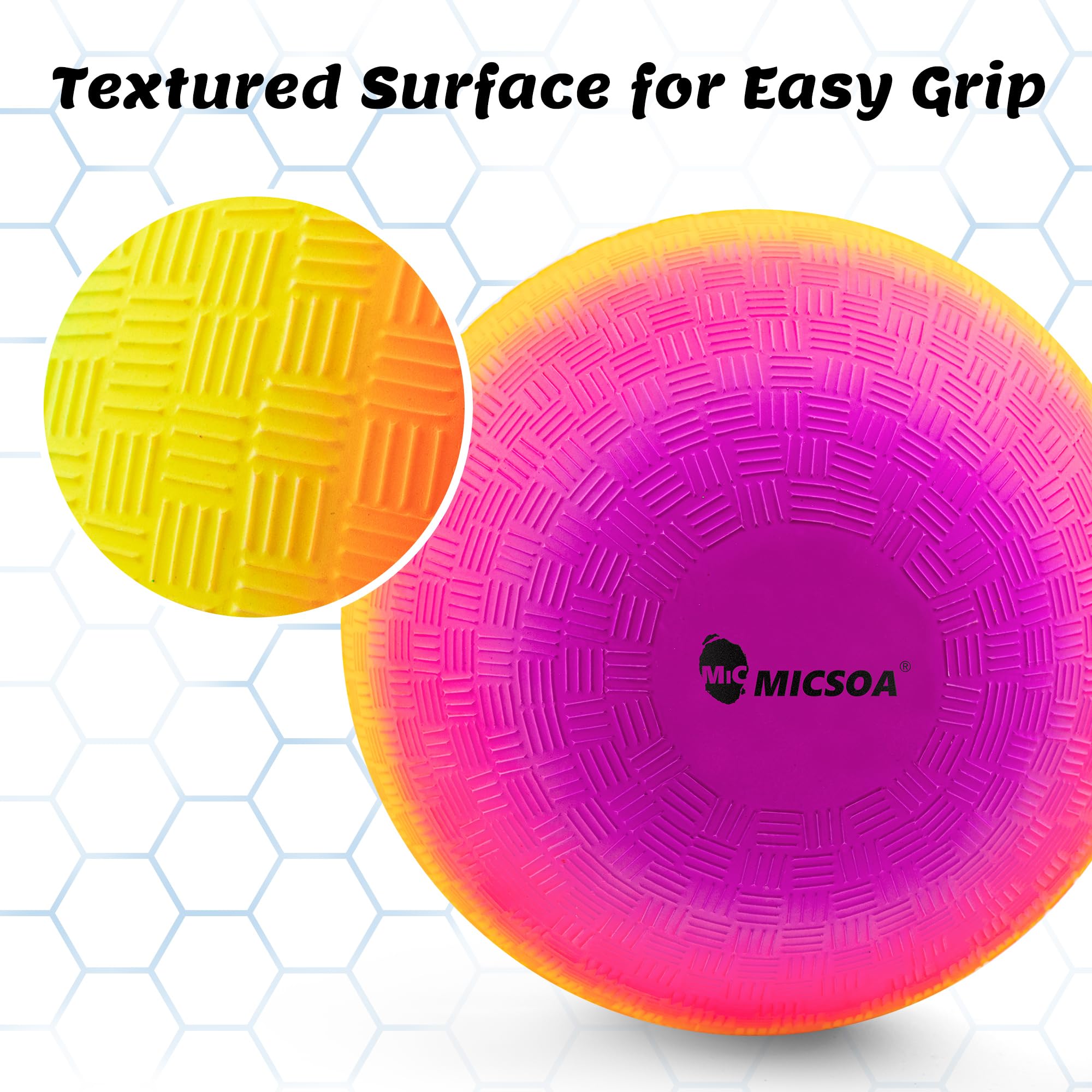 Micsoa 8.5-inch size fits small hands for throwing and catching