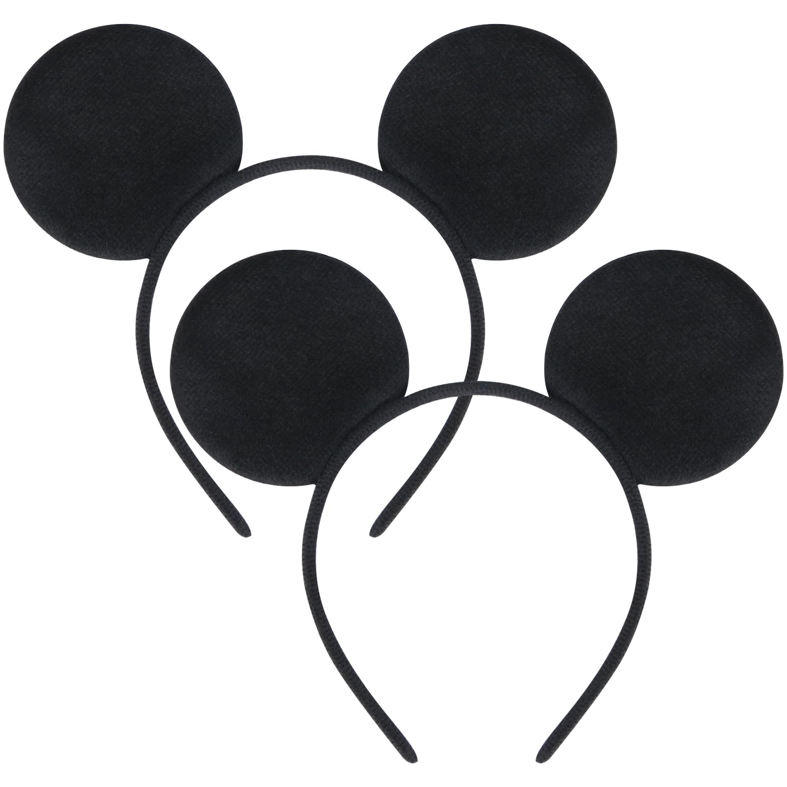 MIDELONG mouse ears headband in black for playful costumes and group photos