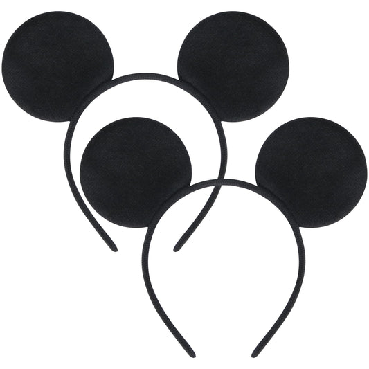 MIDELONG mouse ears headband in black for playful costumes and group photos