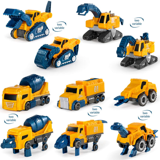 MIEBELY 5-in-1 transforming robot vehicles promoting versatile play and problem solving