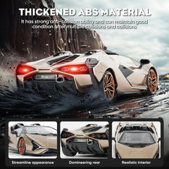 MIEBELY Lamborghini RC Car proportional steering helps precise turns and smoother racing.