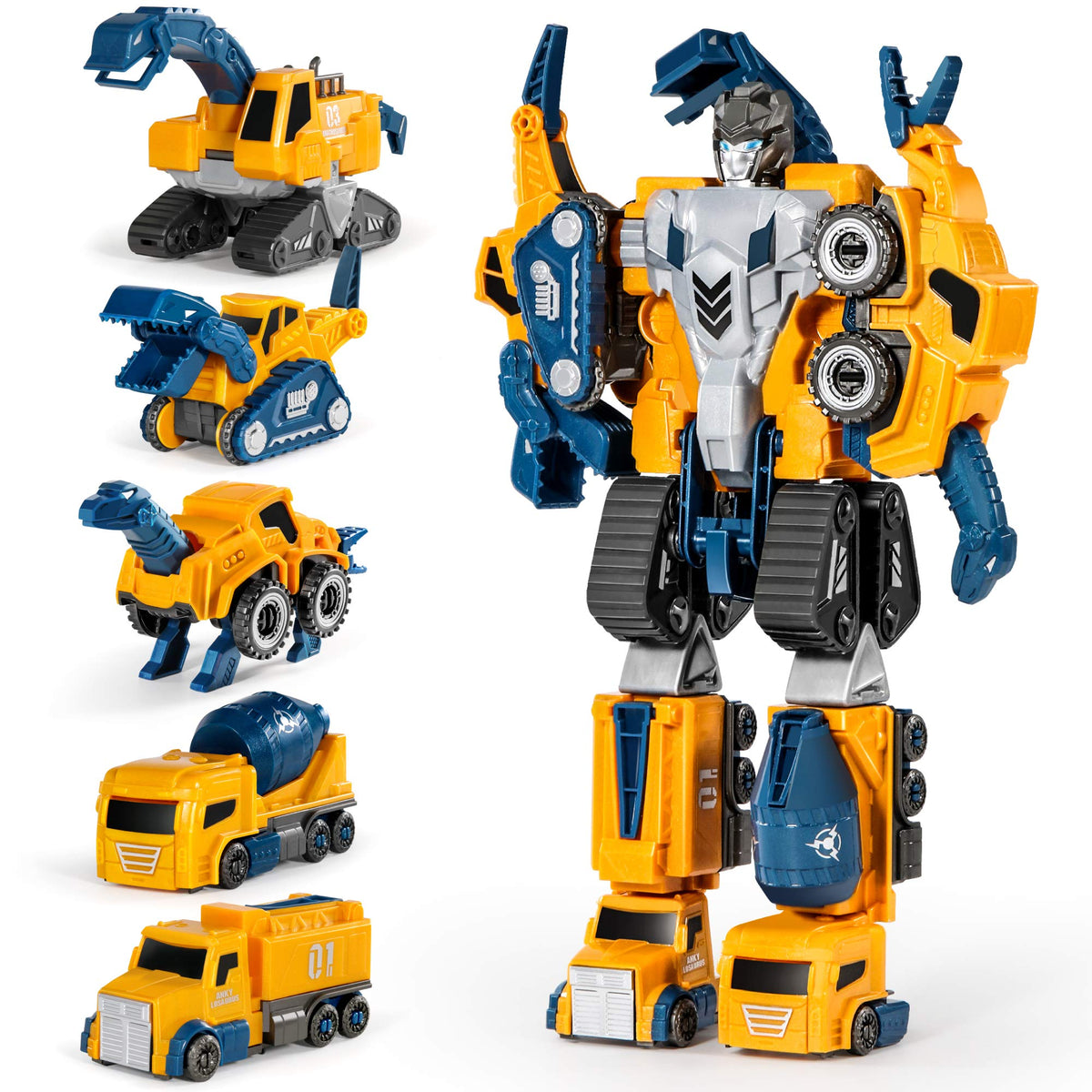 MIEBELY toddler robot construction set pack for imaginative play and beginner construction skills