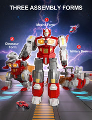 MIEBELY transforming toys magnetic parts simplify assembly with secure joints.