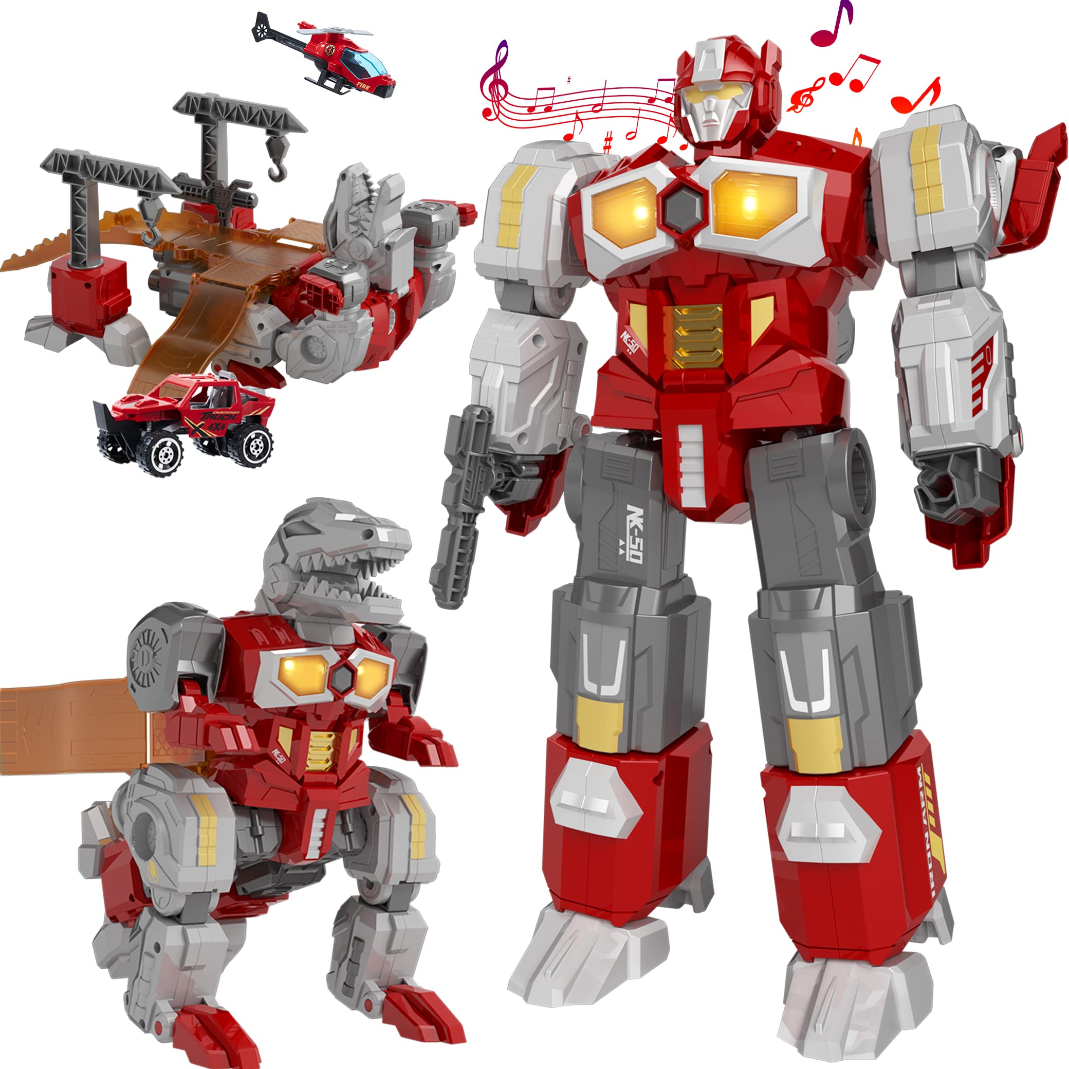 MIEBELY transforming toys mecha form shows durable build for imaginative play.