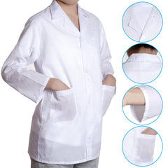 Mifengda kids pose-study wearing lab coat for daily pretend activities.