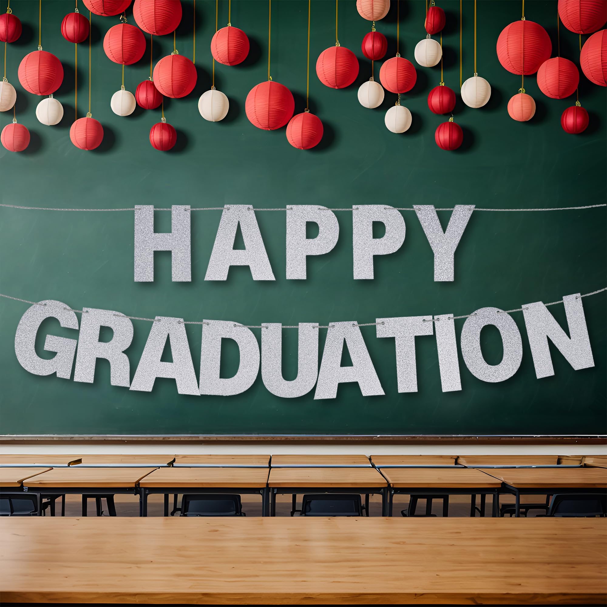 Mifengda ready-to-hang banner display for graduations and weddings