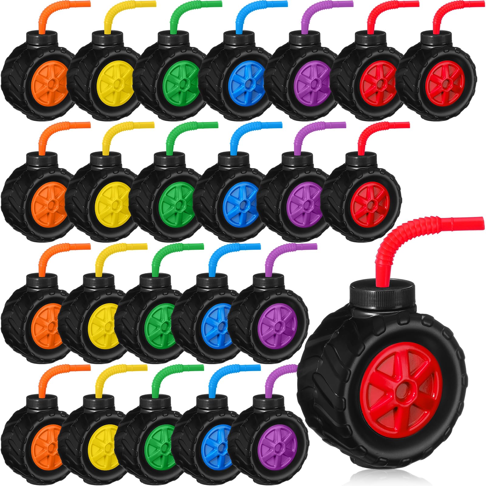 Mifoci Monster Truck Cups tire design for construction party