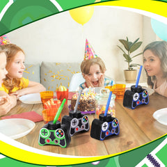 Vibrant gaming-inspired design enhances themed table setups and selfies.