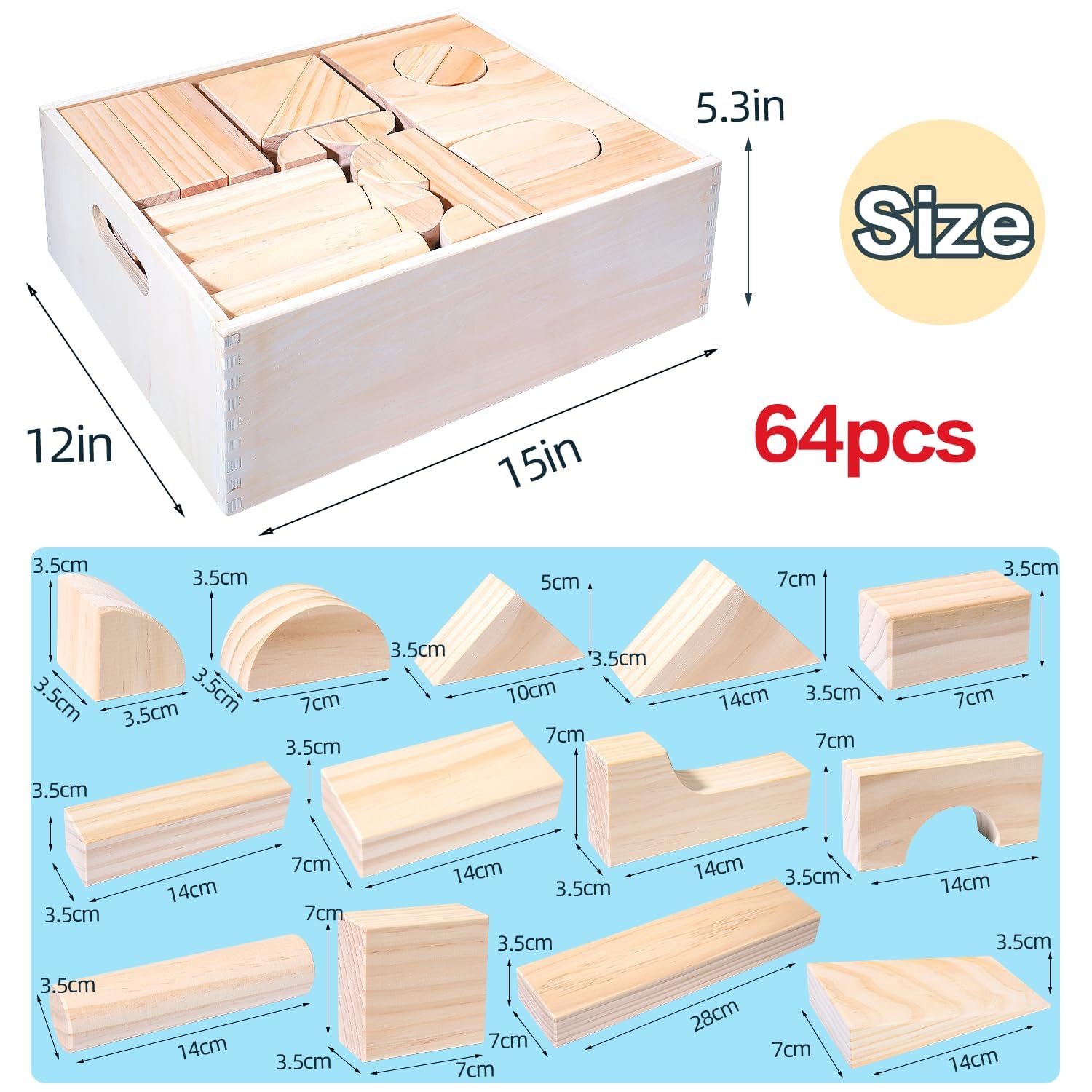 Migargle blocks being stacked into a tower to boost dexterity and balance.