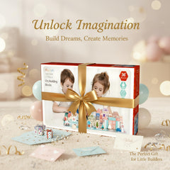 Migargle sturdy color box packaging keeps blocks organized after activities.